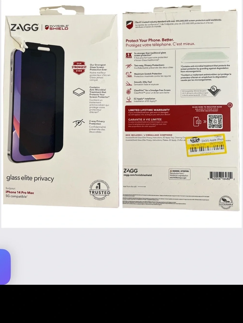 iPhone 14 Pro Max Bundle of 2 Phone Cases & 1 Screen Protector. New, Never Used!
